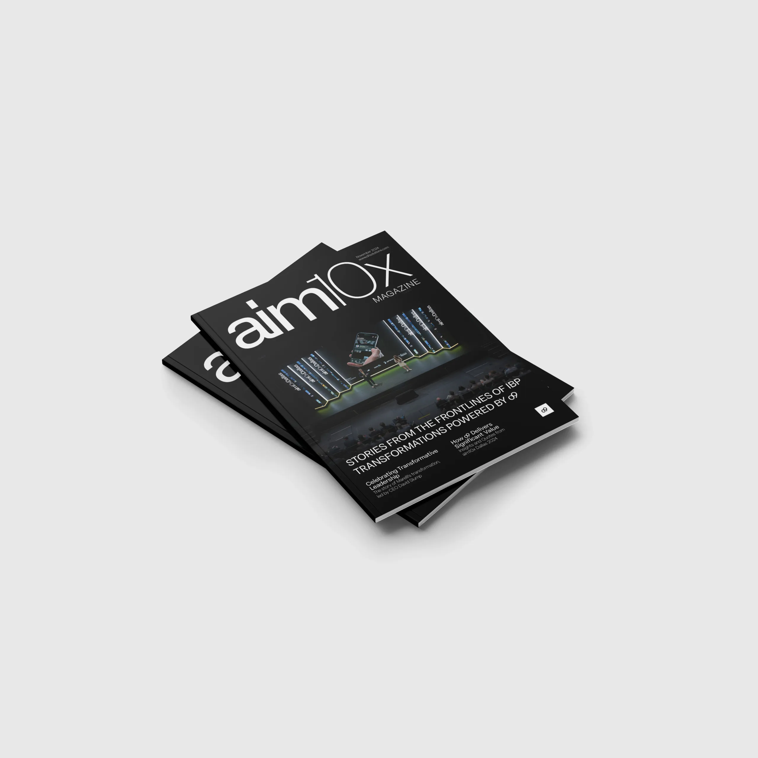 Aim10x magazine e2 fall 2024 mockup v3